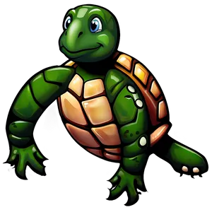 Stylized Turtle Clipart PNG 32 PNG