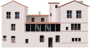 Stylized Vector House Illustration