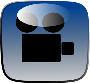 Stylized Video Camera Icon PNG image