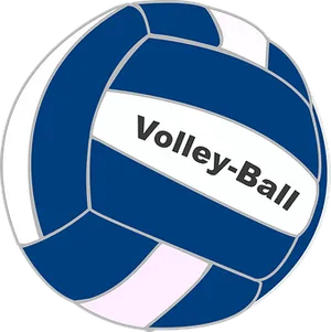 Stylized Volleyball Graphic PNG image