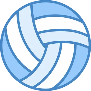 Stylized Volleyball Icon PNG image