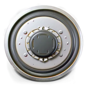 Stylized White Button PNG 35 PNG