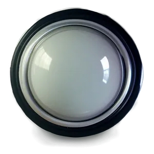 Stylized White Button PNG 82
