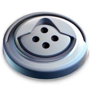Stylized White Button PNG Pqv28 PNG