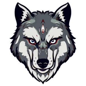 Stylized Wolf Face Logo PNG 93 PNG