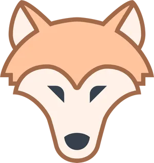Stylized Wolf Icon
