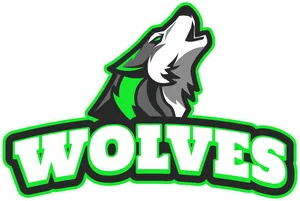 Stylized Wolf Team Logo PNG image