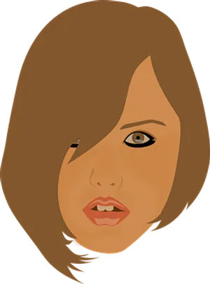Stylized Woman Portrait