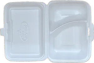 Styrofoam Takeout Container PNG image