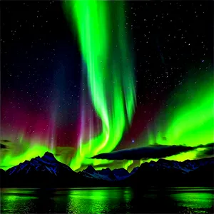 Sublime Aurora Borealis PNG Iax PNG