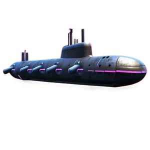 Submarine At Sunset PNG 8