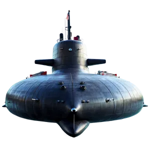Submarine In Arctic Waters PNG Jsa PNG