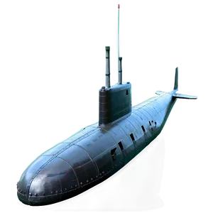 Submarine In Battle PNG 05252024