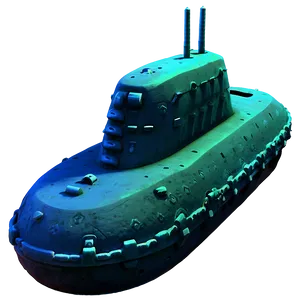 Submarine In Coral Reef PNG Oys81 PNG