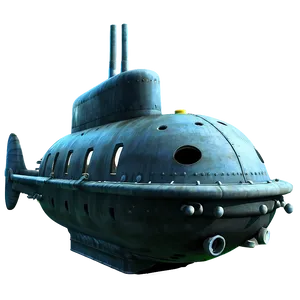 Submarine In Ocean Depth PNG Qyd PNG