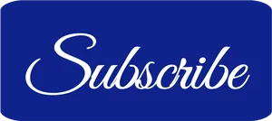 Subscribe Button Blue Background PNG image