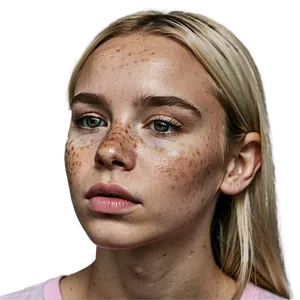 Subtle Freckles On Cheeks PNG Fhq35