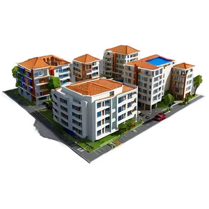 Suburban Development Sketch PNG Rky80 PNG