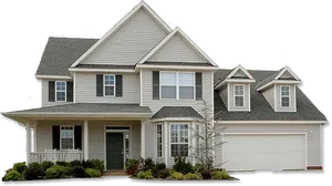 Suburban Two Story House