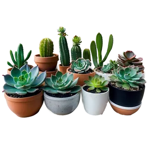 Succulent Collection Png Mfe51 PNG image