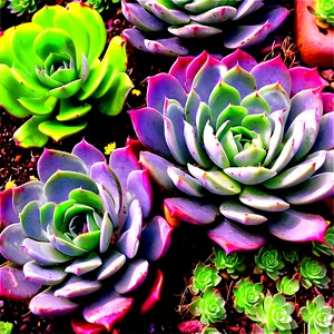 Succulent Landscape Ideas PNG 06212024