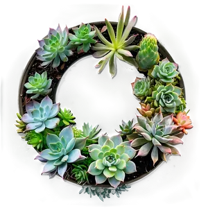 Succulent Wreath Making PNG 06212024