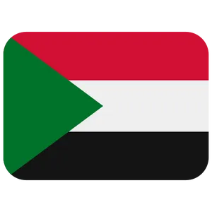 Sudan National Flag PNG image