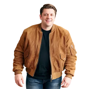 Suede Bomber Jacket Soft PNG Bxr72 PNG