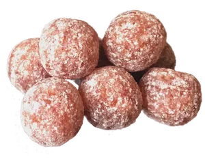 Sugar Dusted Chocolate Truffles PNG image