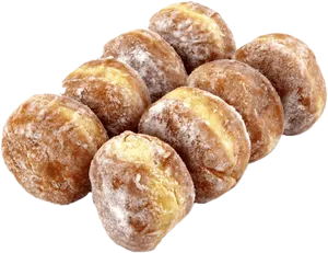 Sugar Dusted Doughnut Holes PNG image