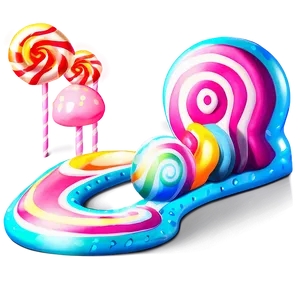 Sugary Candyland Pathway Png 06202024 PNG image