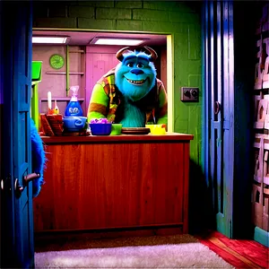 Sulley's Apartment Monsters Inc PNG 05232024