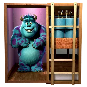 Sulley's Apartment Monsters Inc PNG 94