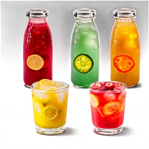 Summer Aguas Frescas Selection Png 06122024 PNG image