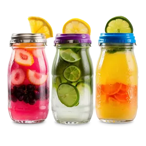 Summer Aguas Frescas Selection Png Frn12 PNG image