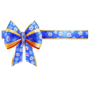 Summer Beach Gift Bow PNG 06132024