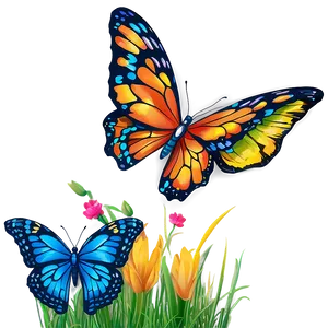 Summer Butterfly Flutter PNG 05212024
