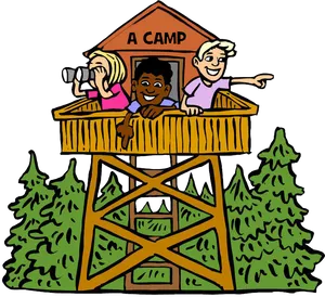 Summer Camp Watchtower Fun