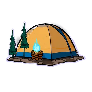 Summer Camping Under The Stars PNG 05212024