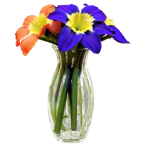 Summer Flowers Vase PNG 06272024