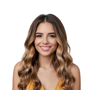 Summer Hair Waves Look PNG 41 PNG