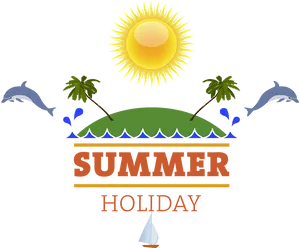 Summer Holiday Graphic Illustration PNG image