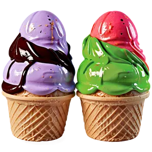 Summer Ice Cream PNG 05212024