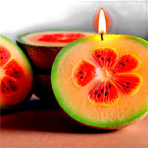 Summer Melon Candle PNG 33 PNG