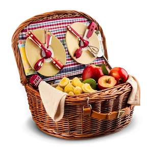 Summer Picnic Basket PNG Bpt96 PNG