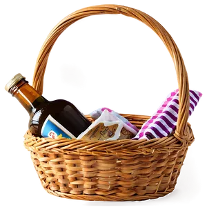 Summer Picnic Basket PNG Jkm