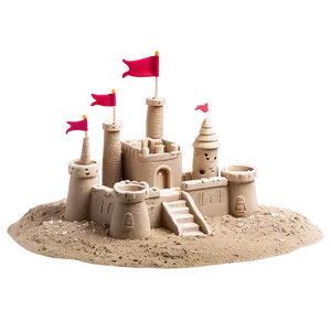 Summer Sandcastle Png 06212024 PNG image