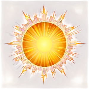 Summer Sun Rays PNG Res37