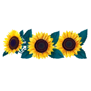 Summer Sunflower Sticker Png Hhj43 PNG image