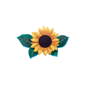 Summer Sunflower Sticker Png Ssx PNG image